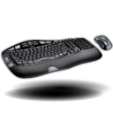 Logitech Desktop Wave Keyboard Icon 128x128 png